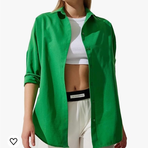 Oversized Button Down Shirt - Picture 2 of 8